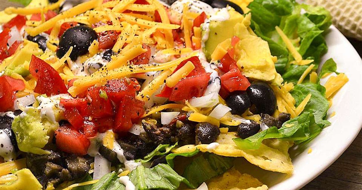Easy Black Bean Taco Salad Recipe | Samsung Food App