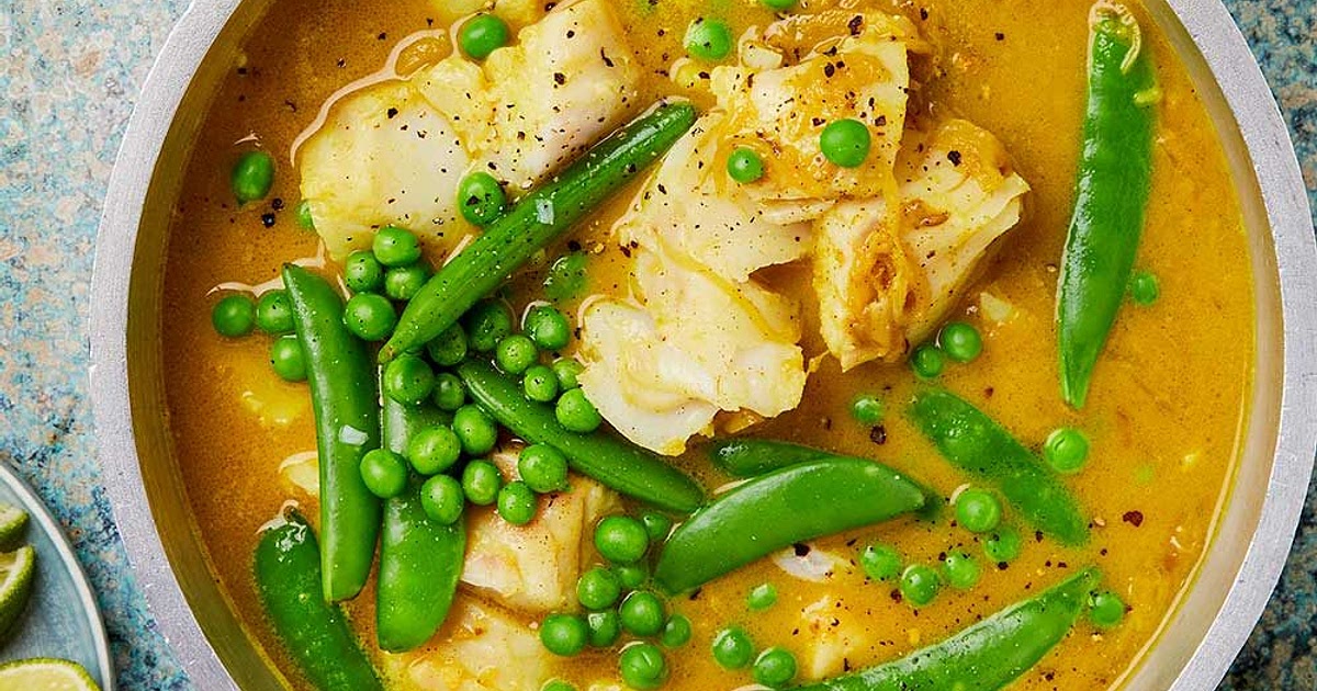 Turmeric, ginger &amp; coconut fish curry Recipe | Samsung Food App