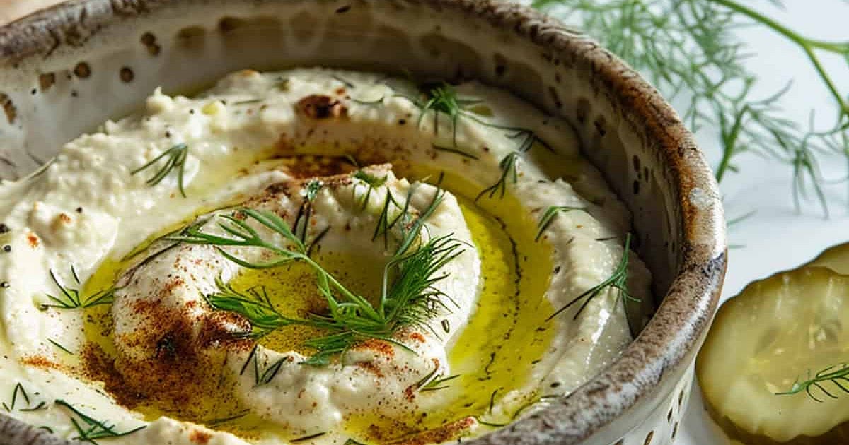 Dill Pickle Hummus Recipe | Samsung Food App
