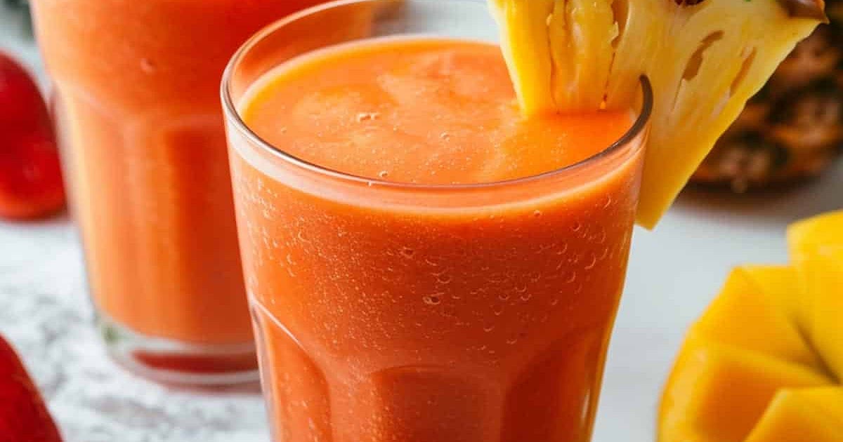 Sunrise Sunset Tropical Smoothie Recipe | Samsung Food App