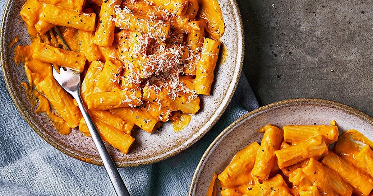 Creamy pumpkin pasta Recipe | Samsung Food App