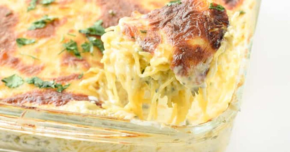 Keto Spaghetti Squash Alfredo-Style Recipe | Samsung Food App