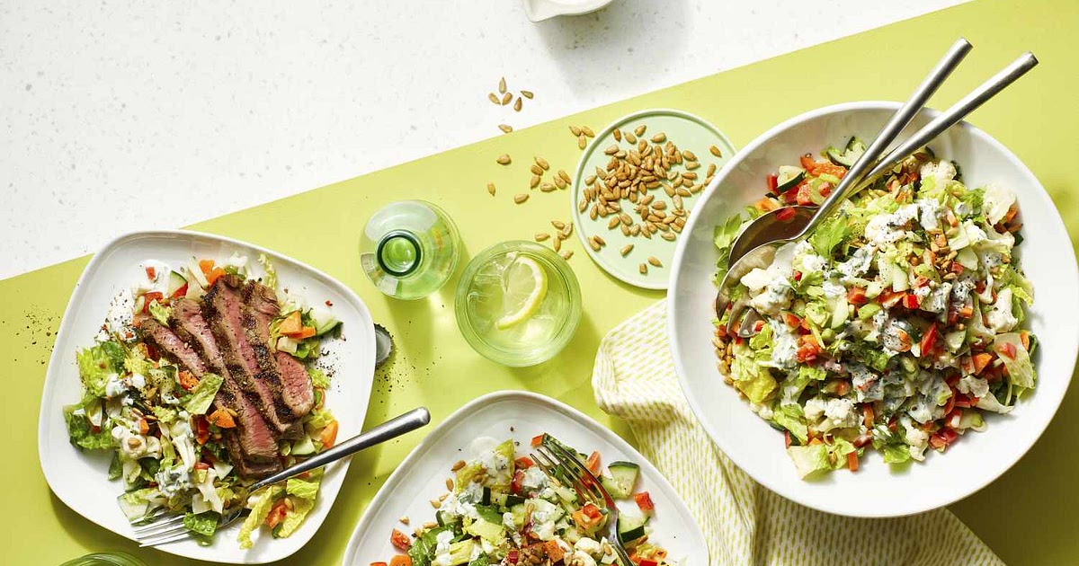 Chopped Salad with Buttermilk Dressing Recipe | Samsung Food App