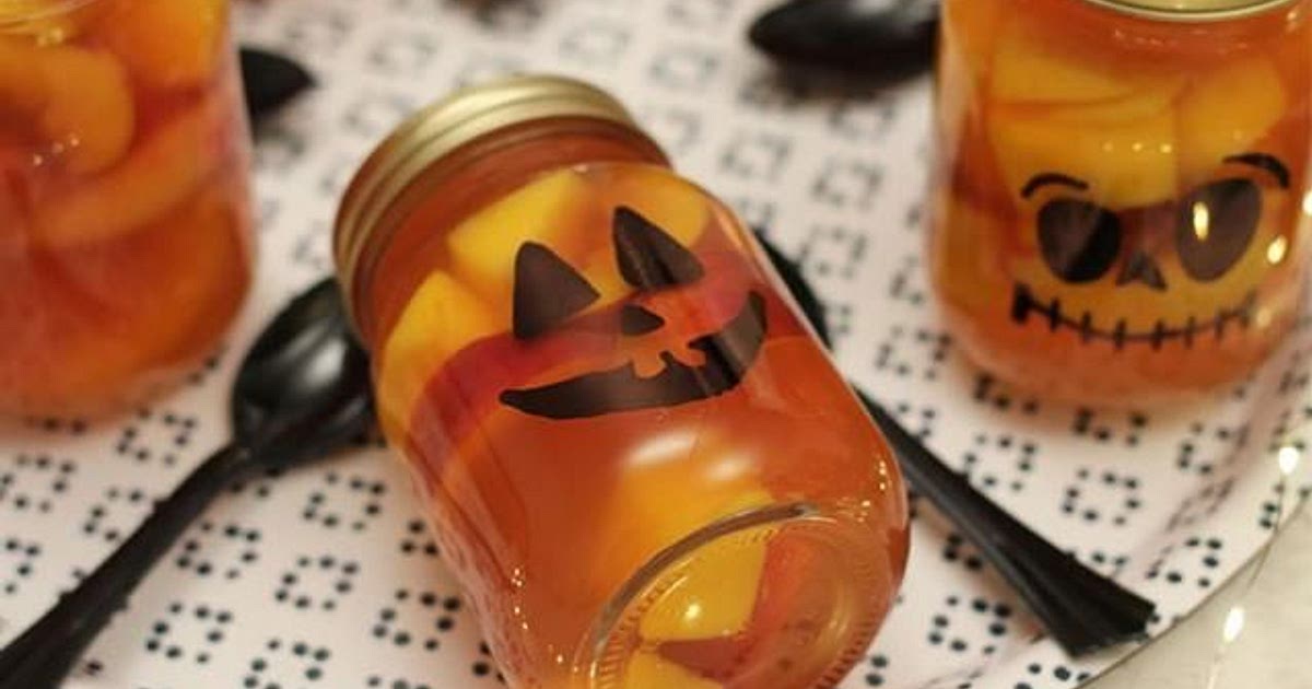 Halloween Jack-o'-Lantern Jelly Jars Recipe | Samsung Food App
