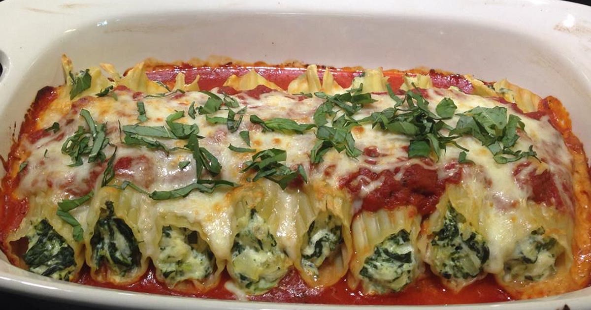 Spinach Cheese Manicotti Recipe | Samsung Food App
