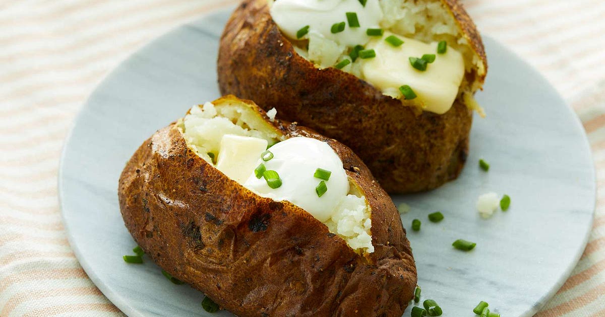 Easy Air Fryer Baked Potatoes Recipe | Samsung Food App