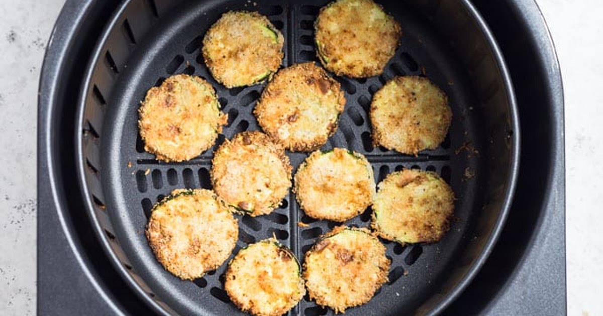 Air Fryer Zucchini Chips Recipe | Samsung Food App
