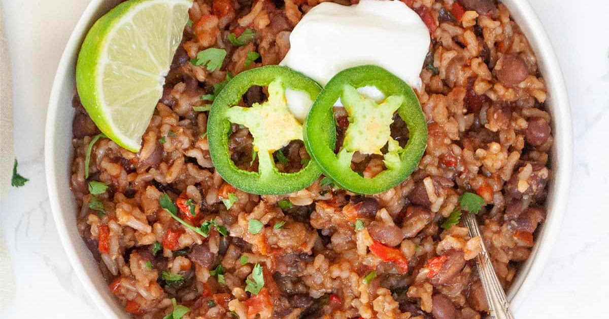Mexican Instant Pot Rice & Beans Recipe | Samsung Food App