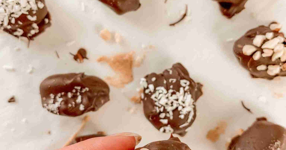 Peanut Butter Stuffed Chocolate Covered Dates Recipe | Samsung Food App