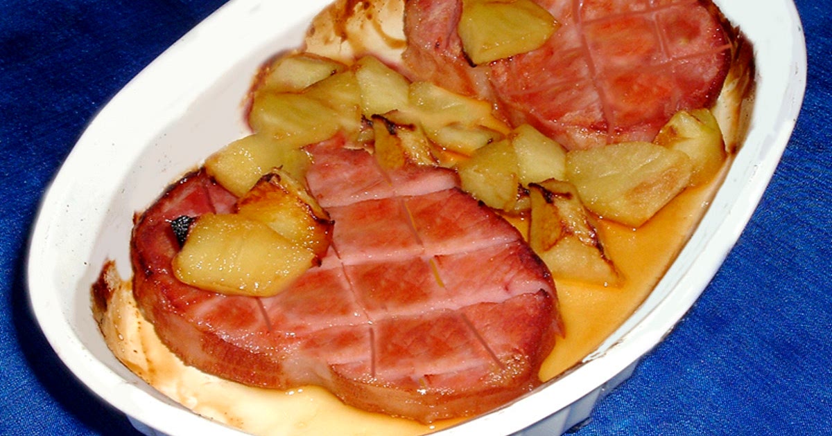Ham Steaks with Apple Topping Recipe | Samsung Food App