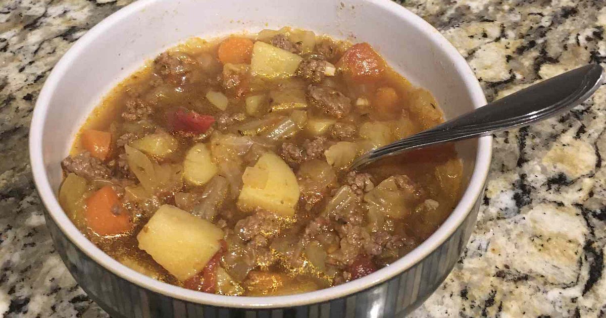 Instant Pot Cabbage and Beef Soup Recipe | Samsung Food App