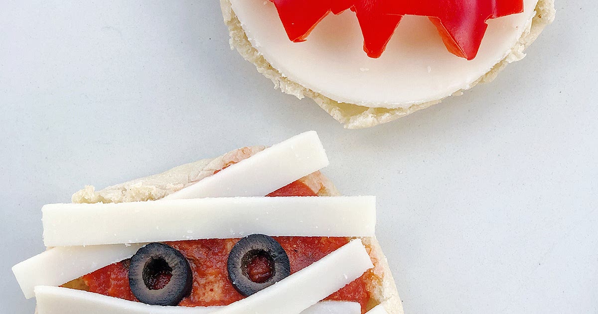 Mini Vegan Halloween Pizzas (Quick & Easy!) Recipe | Samsung Food App