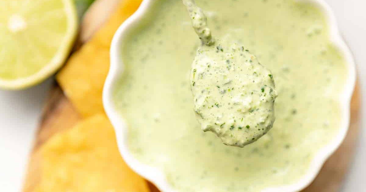Jalapeño Lime Crema Recipe | Samsung Food App
