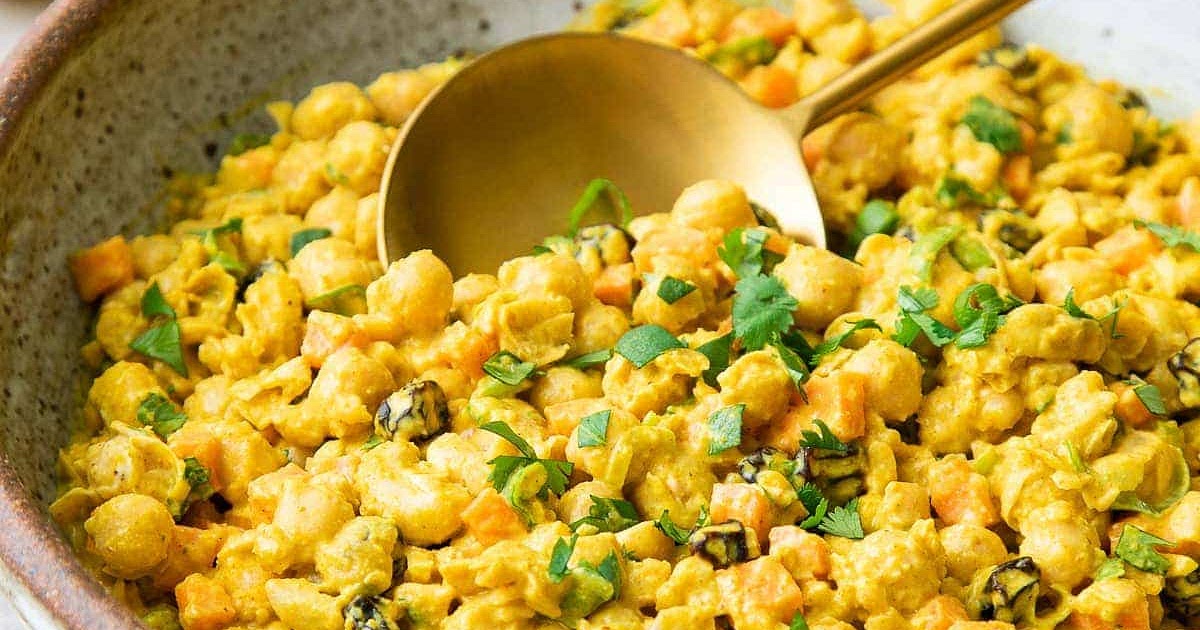 BEST CURRIED CHICKPEA SALAD Recipe | Samsung Food App