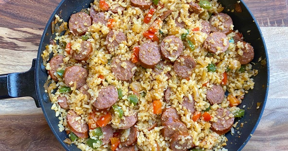 Cajun Sausage Cauliflower Rice (Keto & Low Carb) Recipe | Samsung Food App