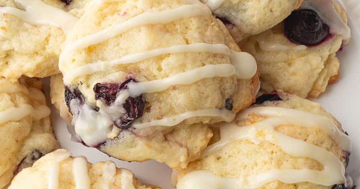 Soft Lemon Blueberry Cookies Recipe | Samsung Food App