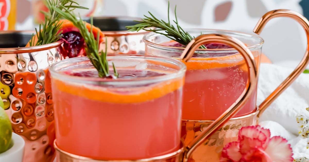 Blood Orange Moscow Mule Recipe | Samsung Food App