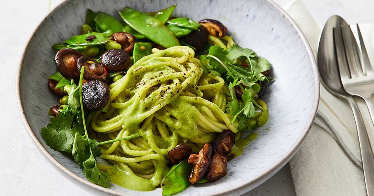Spaghetti mit Edamame-Pesto Rezept Recipe | Samsung Food App