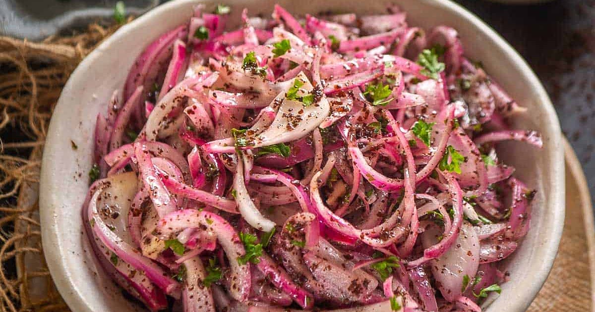 Sumac Onions Recipe (Turkish Onion Salad) | Samsung Food App