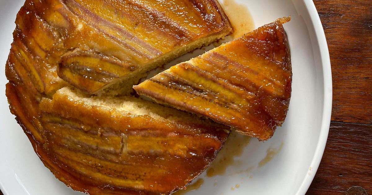 Banana Upside - Down Cake Recipe | Samsung Food App