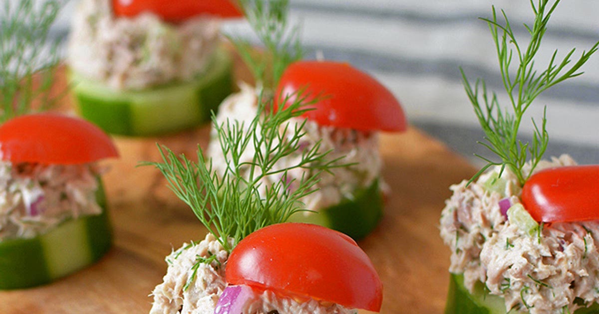 Cucumber Tuna Salad Bites Recipe | Samsung Food App