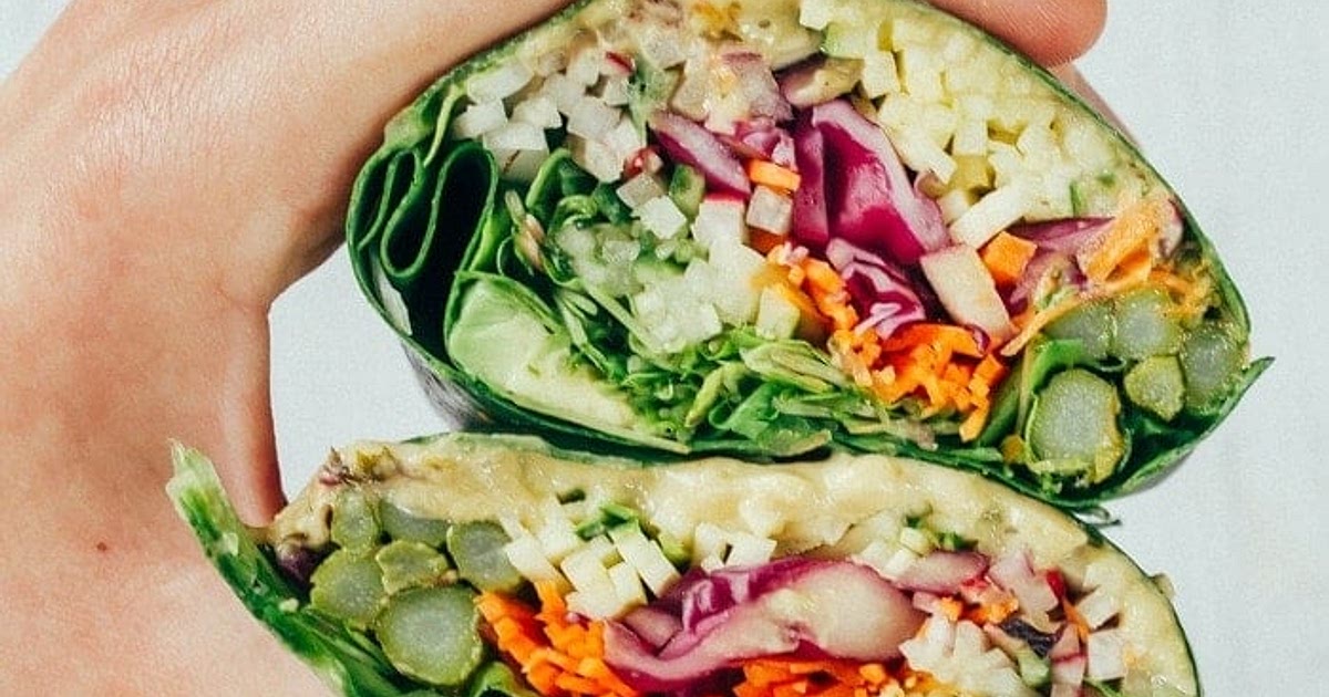 Hummus Collard Wraps Recipe | Samsung Food App