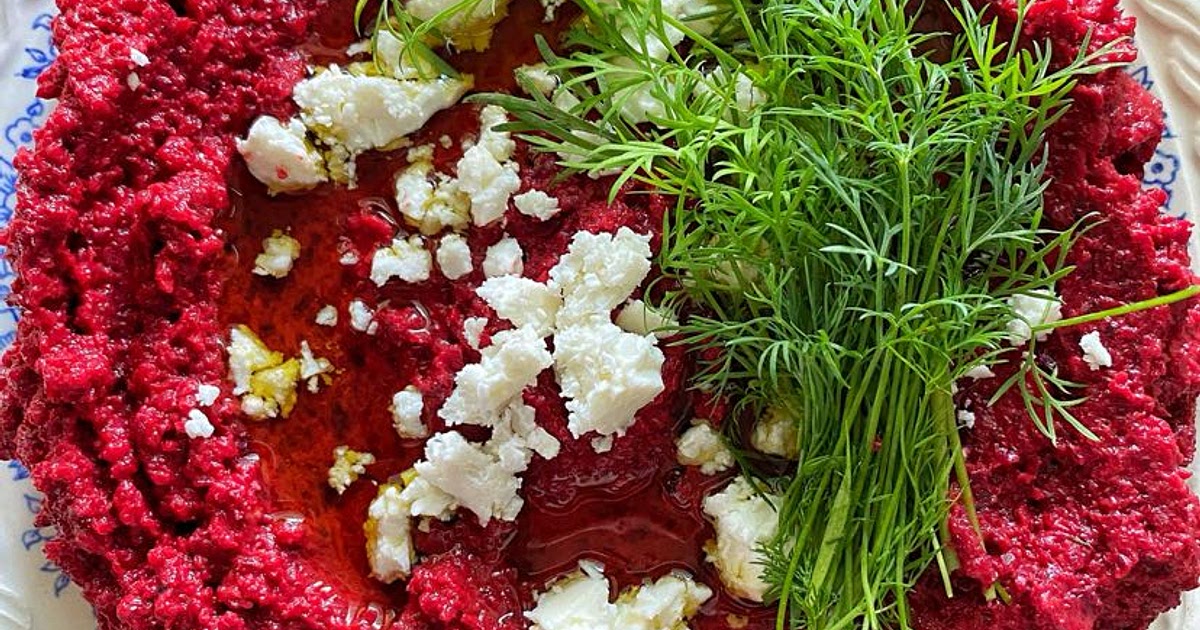 Roasted Beetroot Feta Dip Recipe | Samsung Food App
