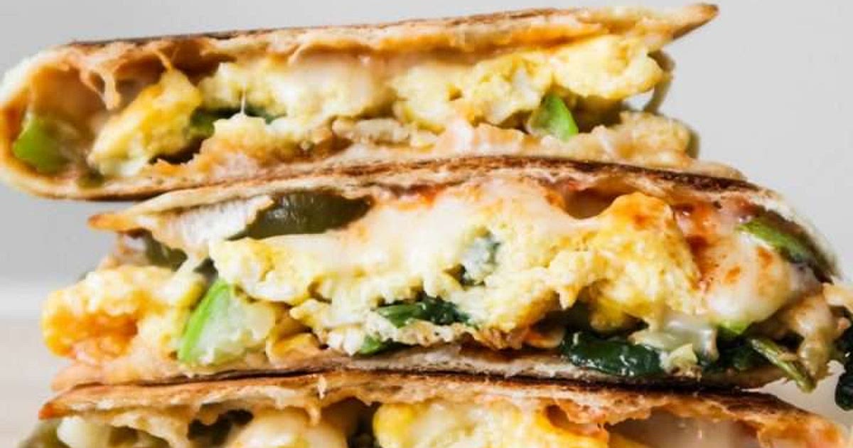 Healthy Breakfast Quesadilla Recipe (Vegetarian & Easy!) | Samsung Food App