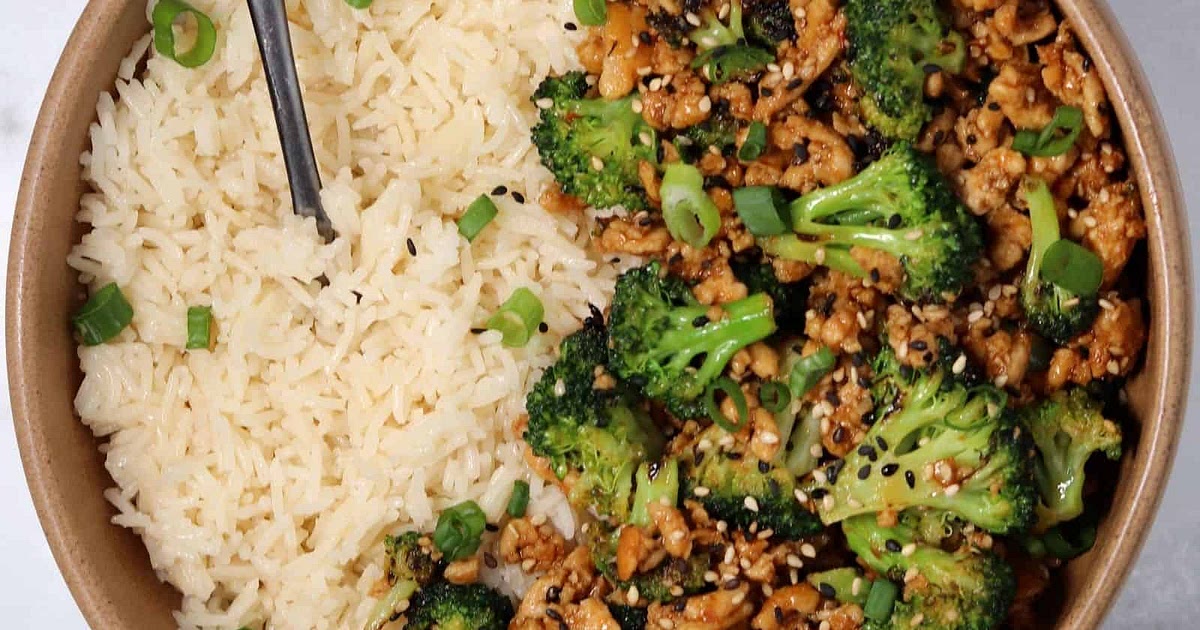 Honey Sriracha Ground Chicken and Broccoli Recipe | Samsung Food App