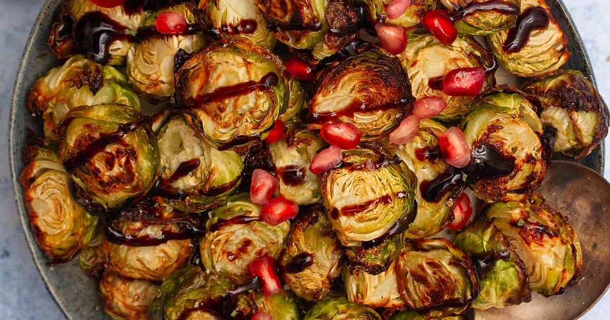 Maple Balsamic Brussels Sprouts Recipe | Samsung Food App
