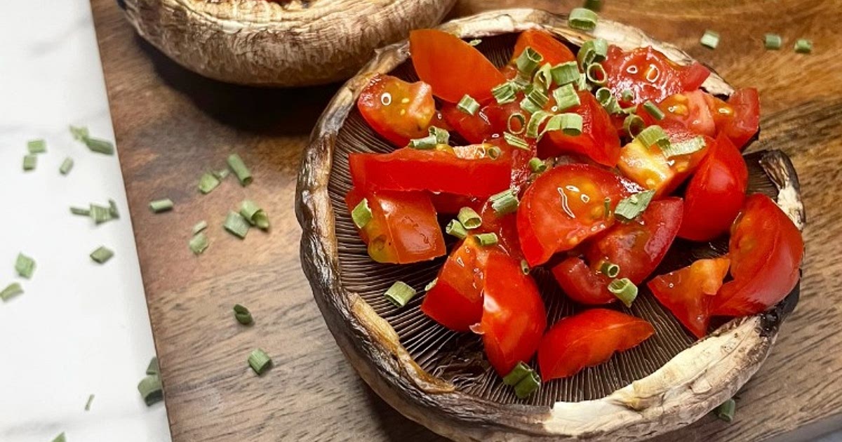 Grilled Portobello Bruschetta Recipe | Samsung Food App