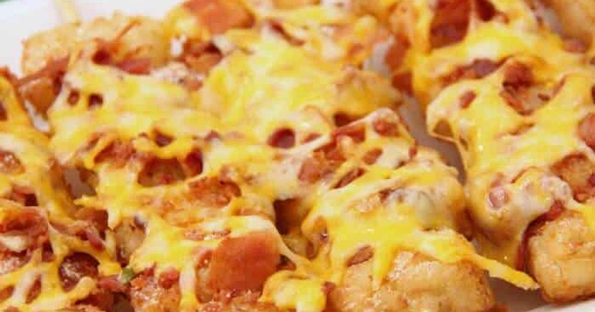 Loaded Tater Tot Skewers Recipe | Samsung Food App