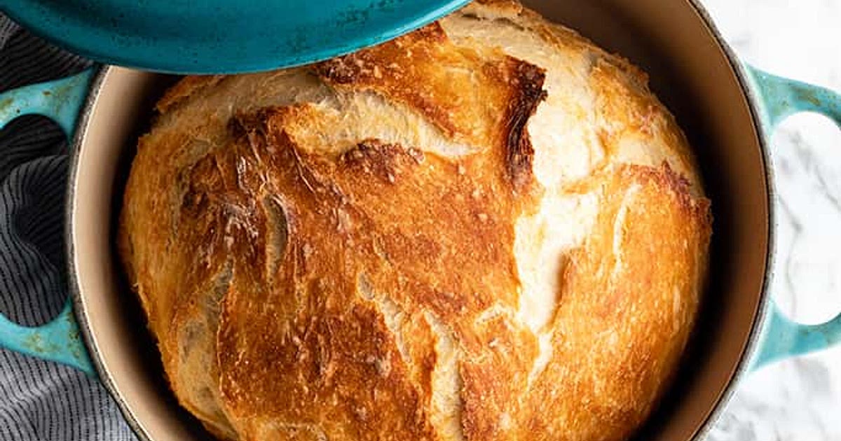 Easy No Knead Bread (Dutch Oven Bread) Recipe | Samsung Food App