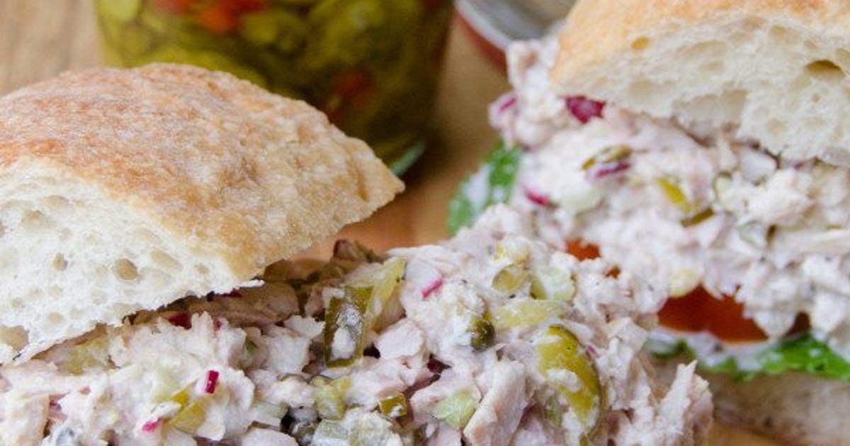 Tuna Salad Sandwich with Capers and Pickles Recipe | Samsung Food App