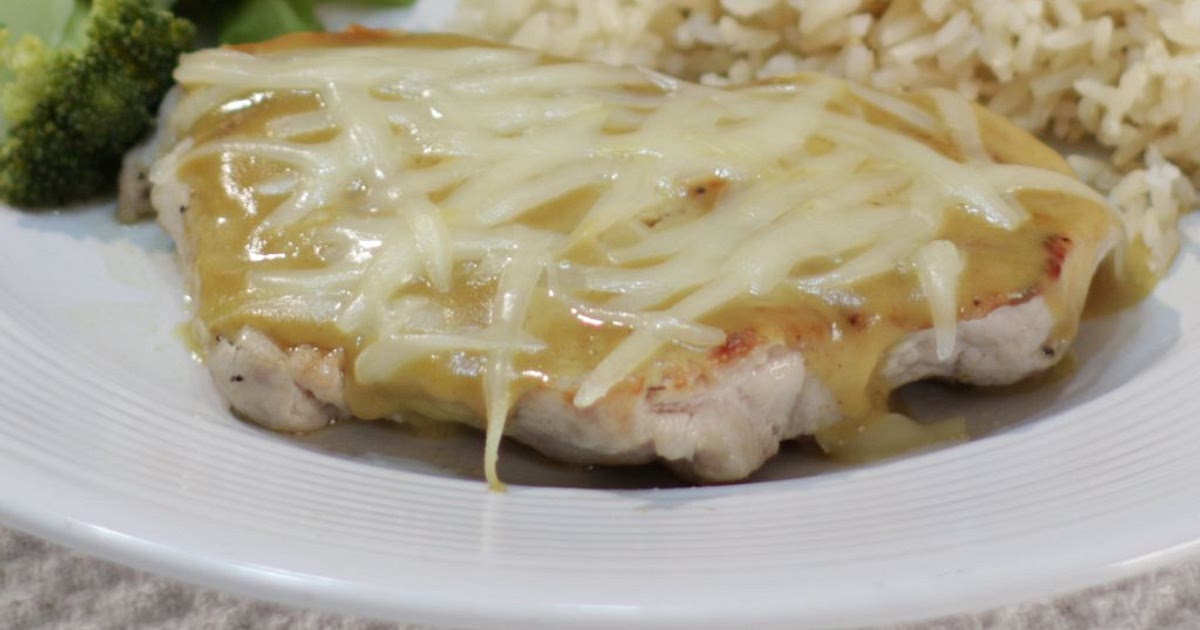 Grilled Pork Loin Chop with Honey Mustard Glaze Recipe | Samsung Food App
