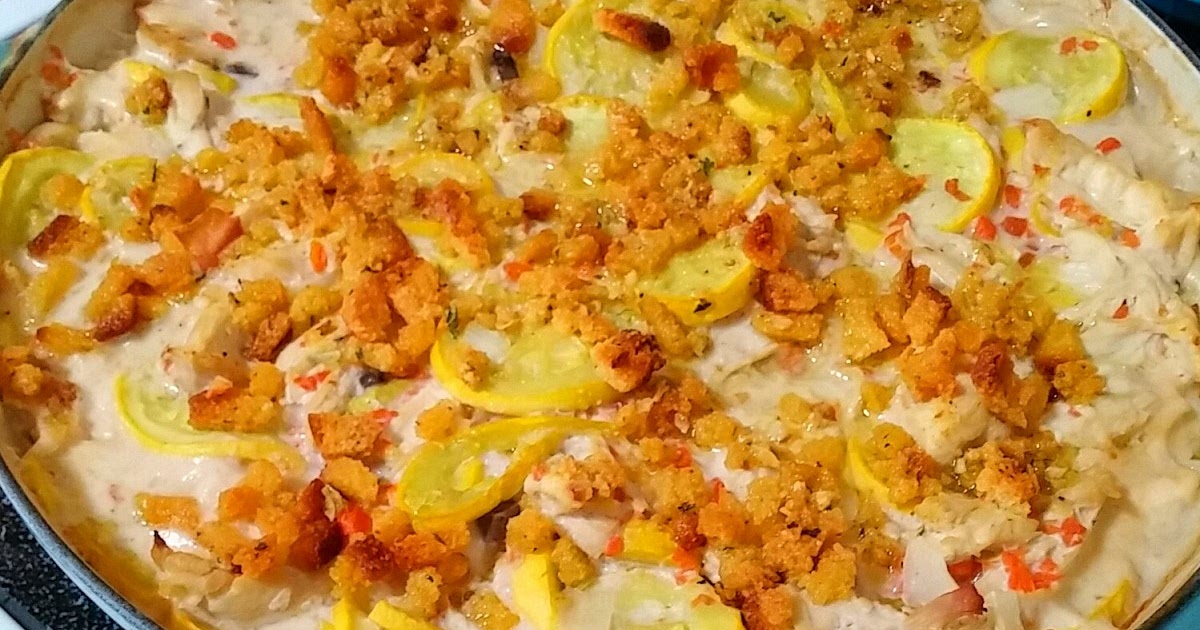 Chicken Yellow Squash Casserole Recipe | Samsung Food App
