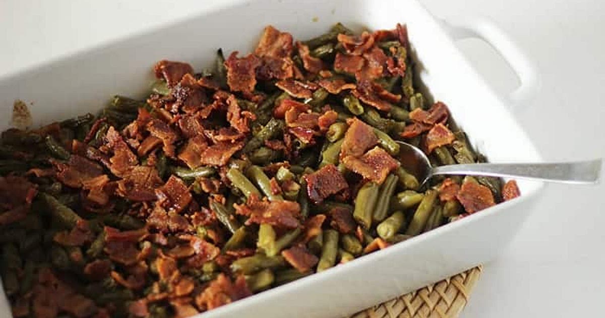 Easy Green Beans with Bacon &amp; Brown Sugar Recipe | Samsung Food App