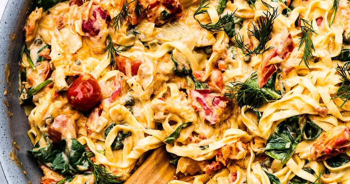 Smoked Salmon Pasta Recipe | Samsung Food App