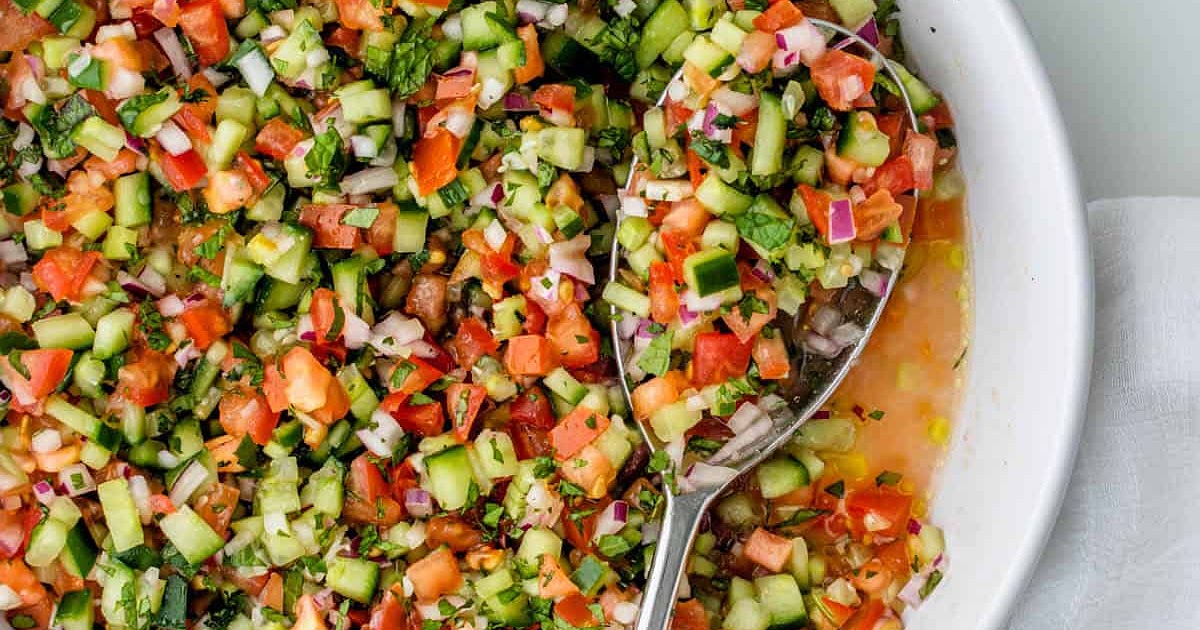 Shirazi Salad Recipe | Samsung Food App