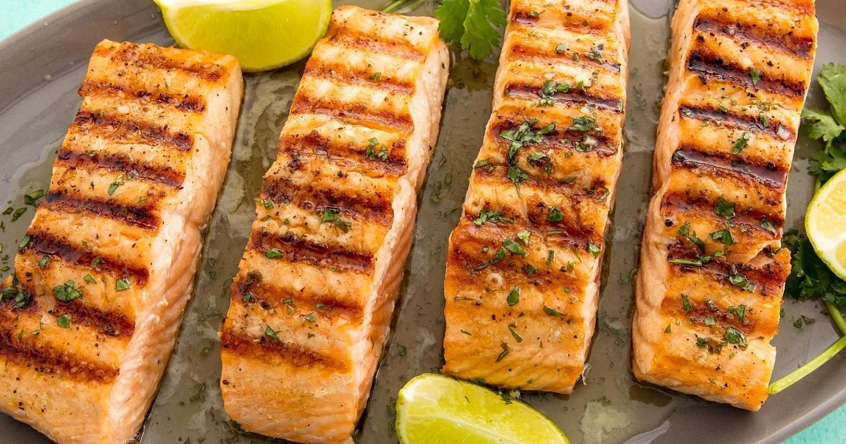 Cilantro Lime Grilled Salmon Recipe | Samsung Food App