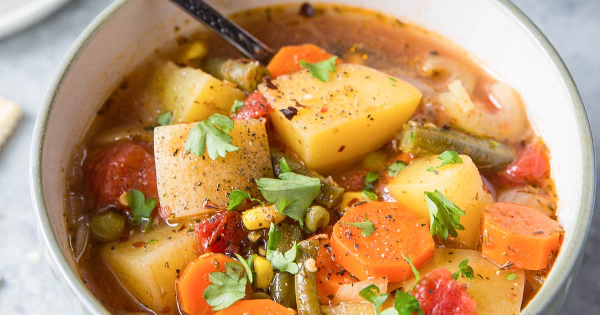 Instant Pot Vegetable Soup Recipe | Samsung Food App