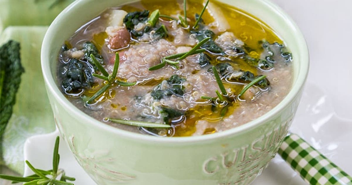 Slow Cooker Kale and Quinoa Soup Recipe | Samsung Food App