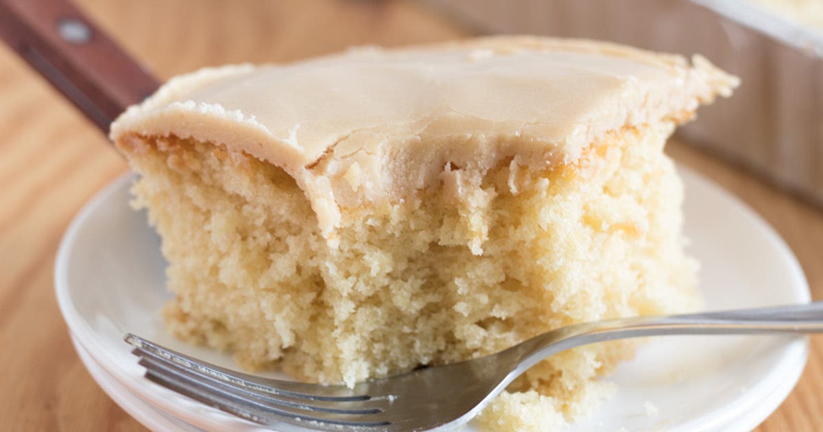Vanilla Cream Cake with Quick Caramel Frosting Recipe | Samsung Food App