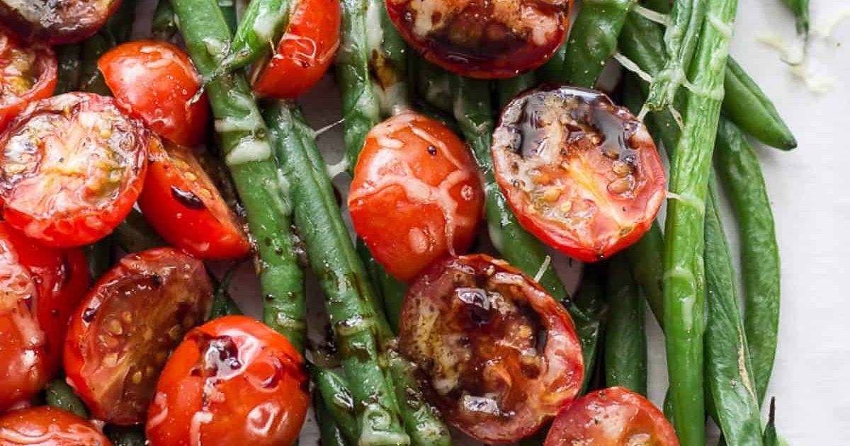 Roasted Green Beans And Tomatoes Recipe | Samsung Food App