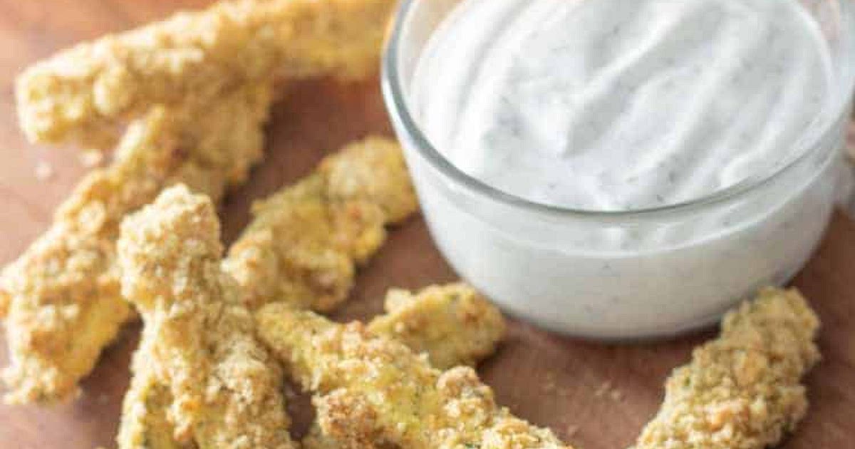 Keto Fried Pickles with Dill Dip Recipe | Samsung Food App