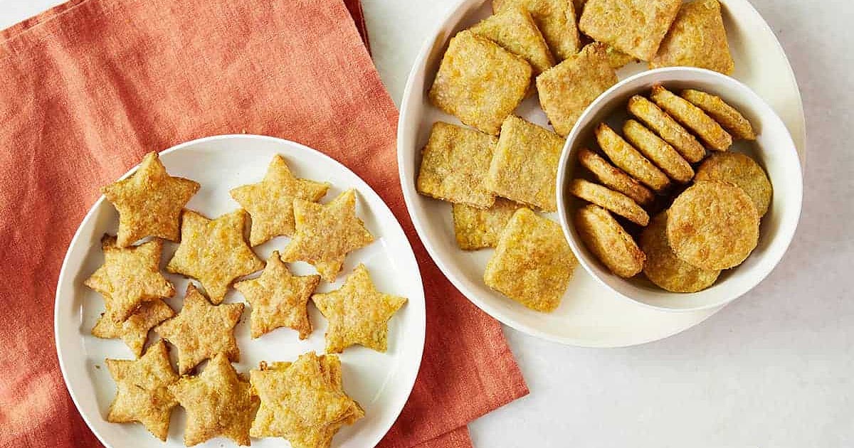 Homemade Cheese Crackers Recipe | Samsung Food App