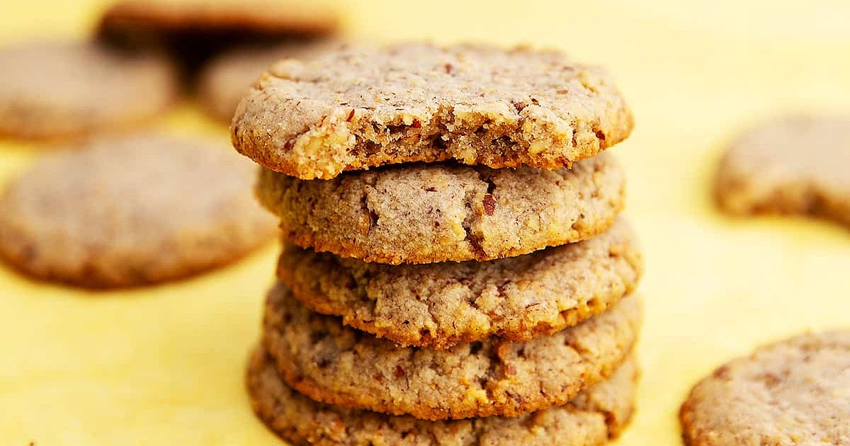 Low Carb Butter Pecan Cookies Recipe | Samsung Food App