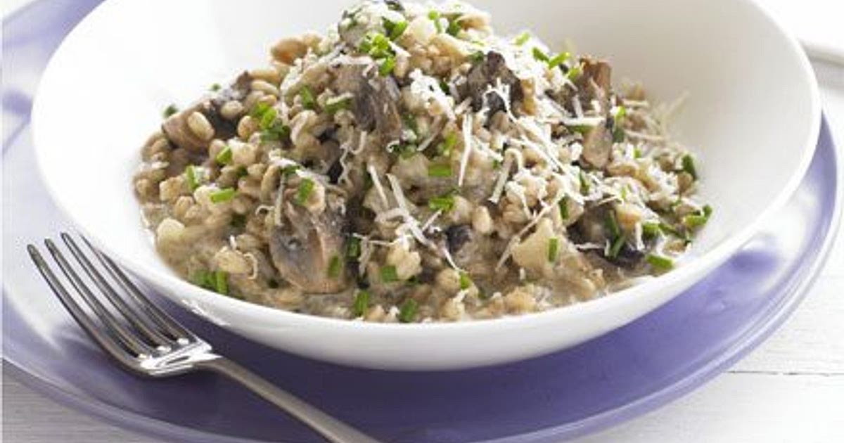 Spelt & wild mushroom risotto Recipe | Samsung Food App