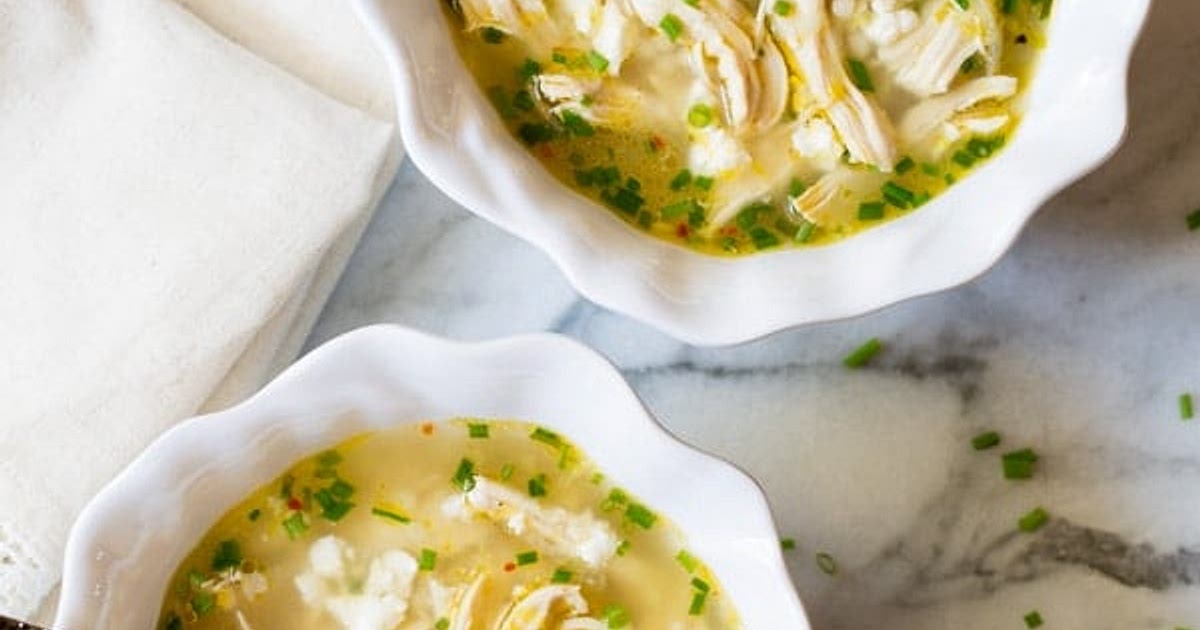 Greek Lemon Chicken Soup Recipe | Samsung Food App