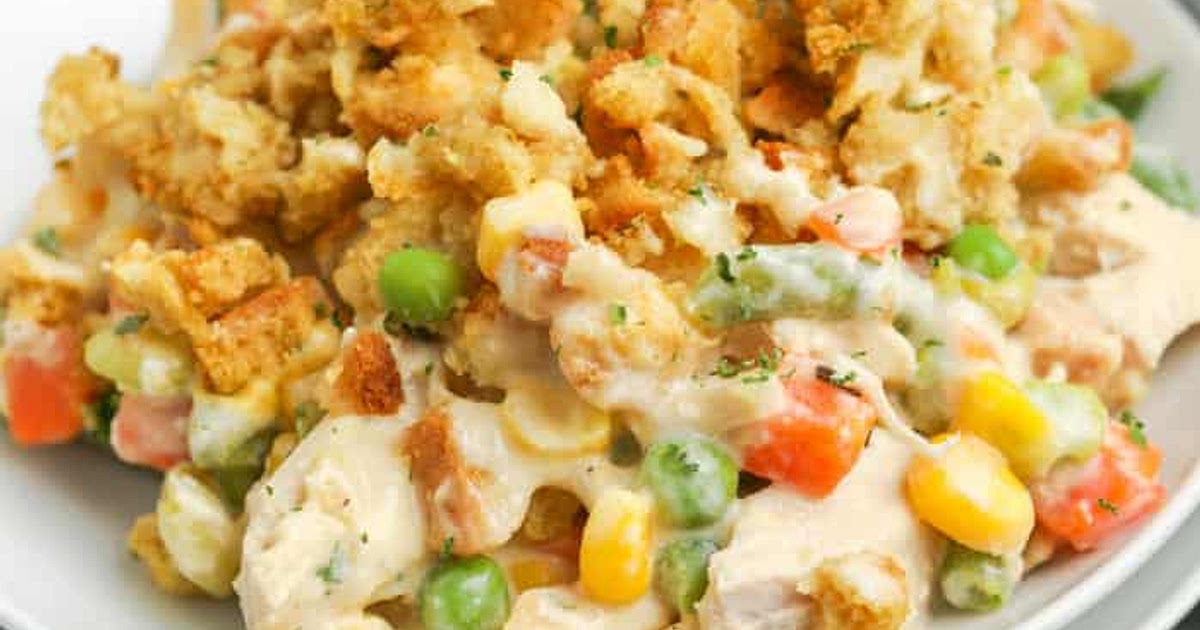 Chicken Stuffing Casserole Recipe | Samsung Food App